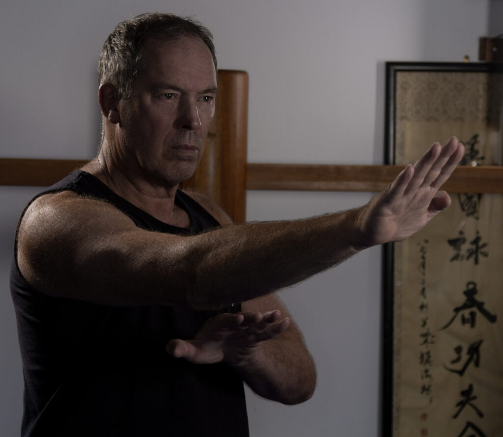 James Sinclair demonstrates the Wing Chun Biu The