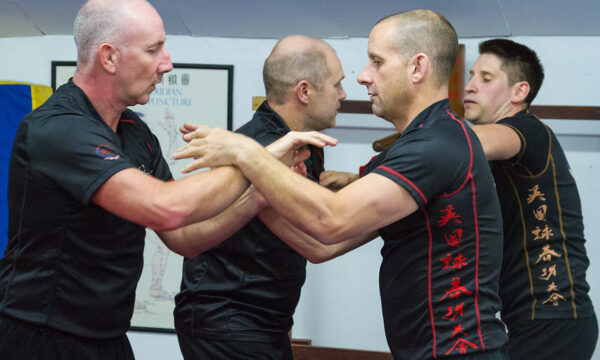 Wing Chun Kung Fu Training Poly T-Shirt - Image 4
