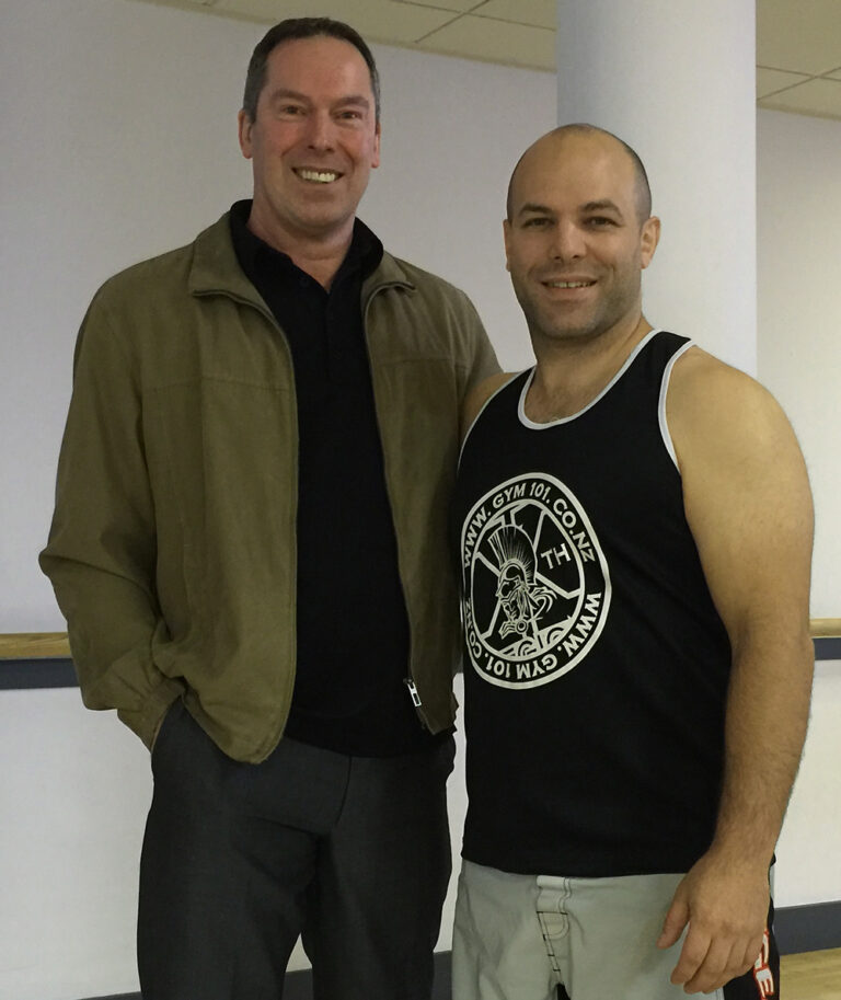 Wing Chun Master Alan Orr with James Sinclair