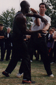 Master Eric Wilson and James Sinclair Chi Sau 1992
