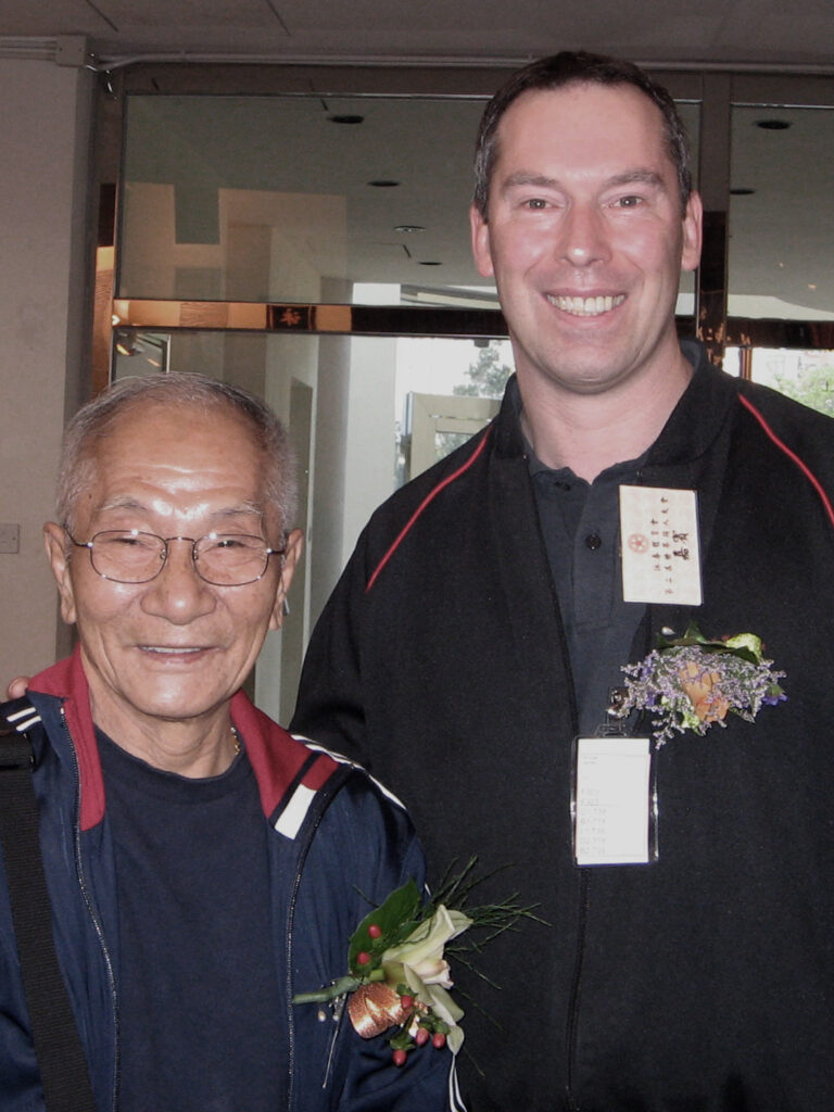 Gradmaster Ip Chun was very pleased to see James Sinclair. James was personally invited to the VTAA 2nd World Conference in Hong Kong & Foshan in 2005. James demonstrated and taught in both locations.