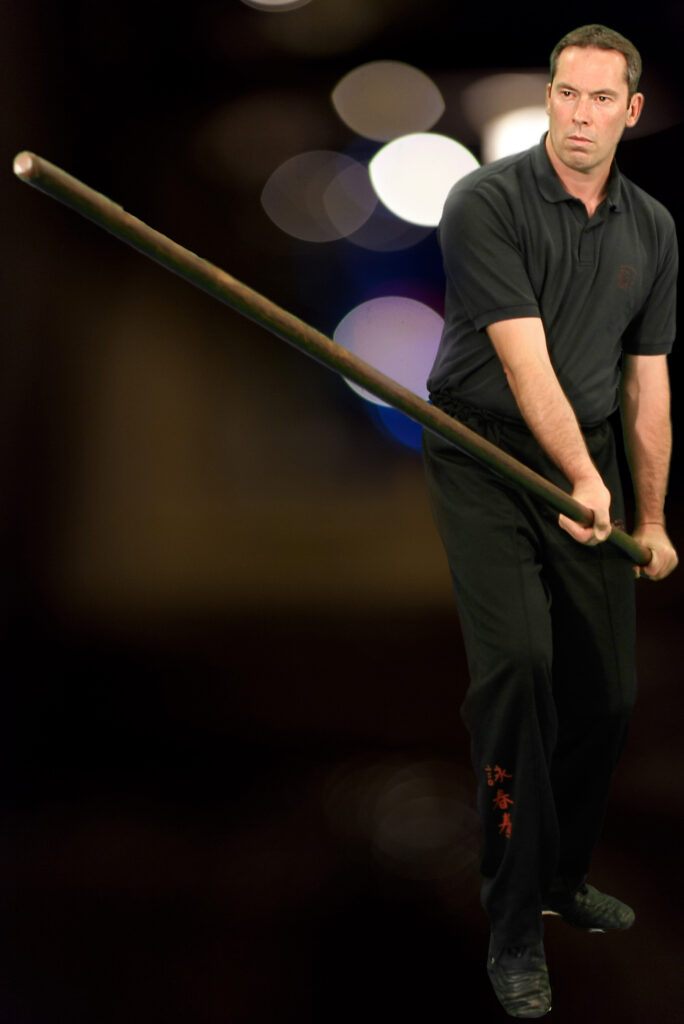 James Sinclair Wing Chun Pole training. This forms an essential part of the UK Wing Chun Assoc. syllabus.