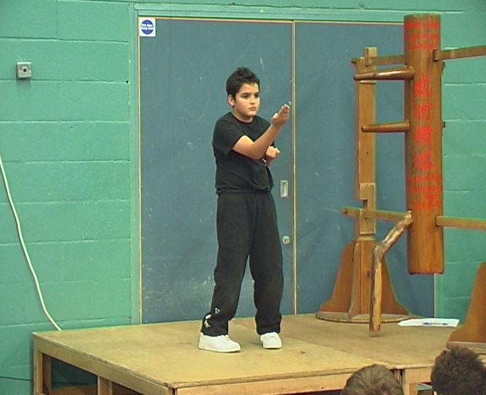 Reece Warner performs Wing Chun Siu Nim Tao