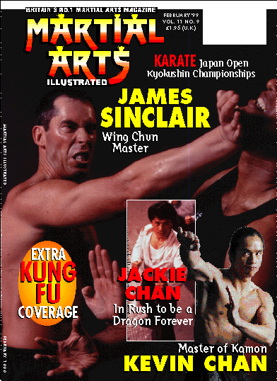 Martial Art Illustrated Front Cover featuring Wing Chun Master James Sinclair.