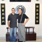 Master Nick Martin with Grandmaster Wan Kam Leung