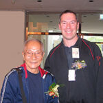 Grandmaster ip Chun and James Sinclair in 2005 at the VTAA 2nd World Conference