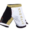 Wing Chun Shorts with hand brush caligraphy in Bronze and White. Available to everyone.