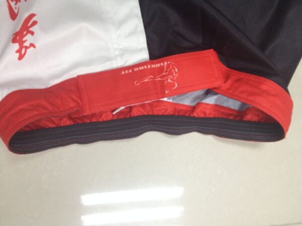 Wing Chun Shorts with hand brush caligraphy in Red and White for Instructors.