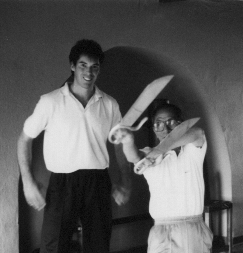 Grandmaster Ip Chun runs through Bart Cham Do Form in Manchester in 1987 after James formally completed Art. James had also just had a challenge fight with another Wing Chun Master which was very bloody for his opponent and Grandmaster Ip Chun continued to teach James knowing it was not James fault that the person challenged him.