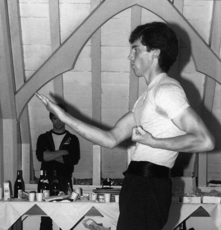 James Sinclair performing the SiuNim Tao form to Grandmaster Ip Chun in 1981